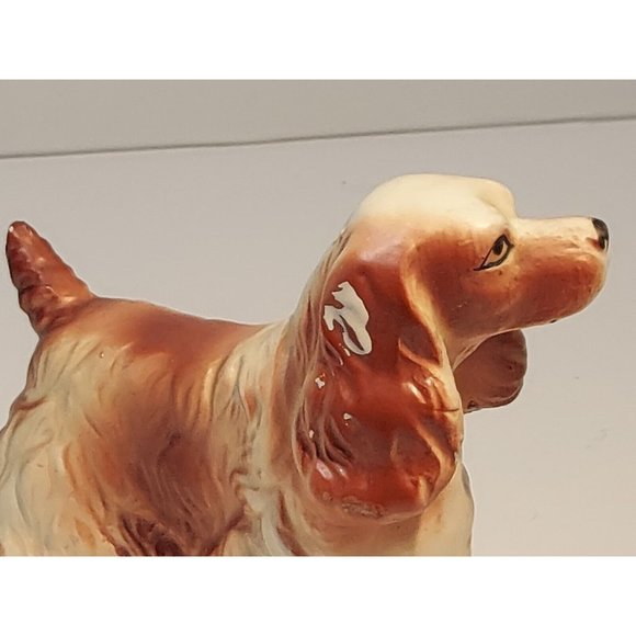 Vintage Porcelain Cocker Spaniel Dog Figurine Fine Quality 4.5" long - Picture 7 of 7